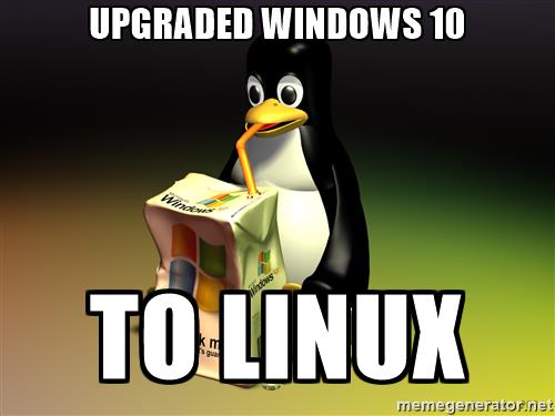 tux-sucks-upgraded-windows-10-to-linux